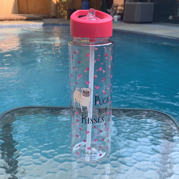 New Milly Green pugs and Kisses drink set - Picture 3 of 13